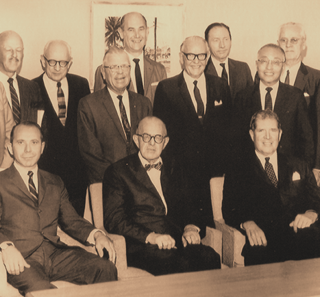 Mr. Starr appoints Mr. Greeberg as his successor. American Asiatic Underwriters board meeting in Bermuda. Mr. Starr announced his retirement and named Mr. Greenberg his successor on August 15th, 1968.